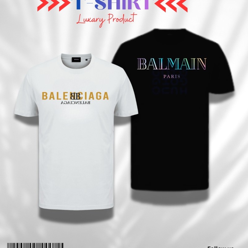 Luxury T-Shirt Combo-001 - Main view showing full design