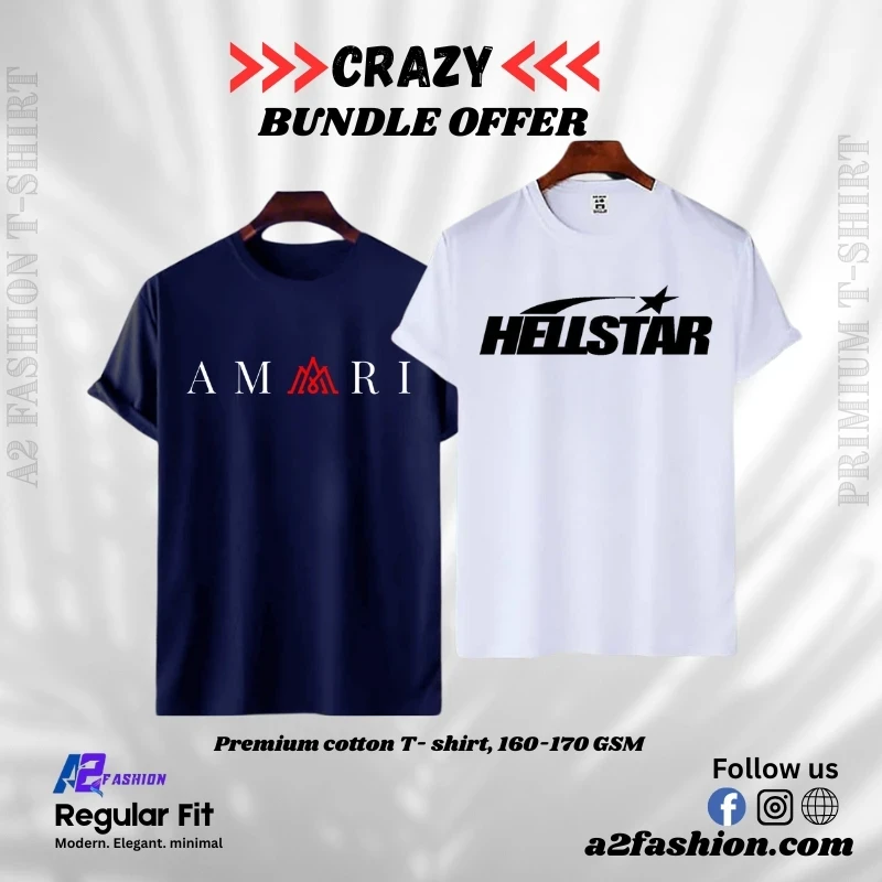 PRIMIUM T SHIRT COMBO - Main view showing full design