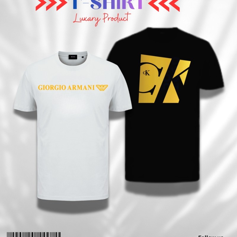Luxury T-Shirt Combo-007 - Main view showing full design