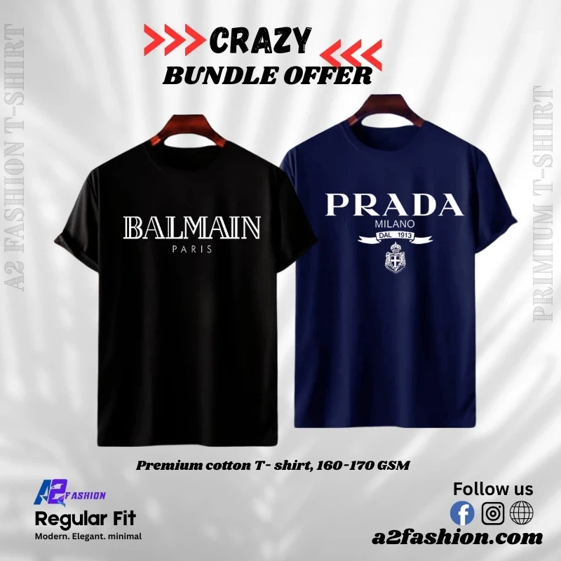 PRIMIUM T SHIRT COMBO - Main view showing full design