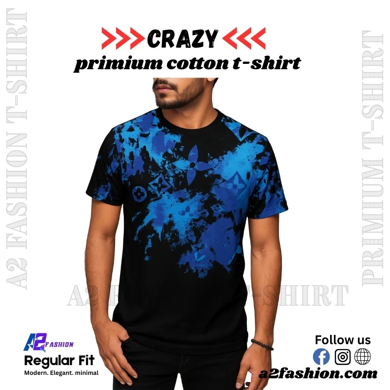 Premium T-Shirt-002 - Alternate view 1 showing  color